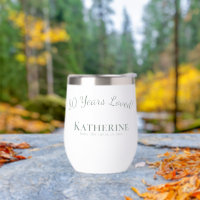 '80 Years Loved!' Personalised 80th Birthday Gift