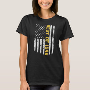 80 Years Old Best Of 1942 80th Birthday T-Shirt