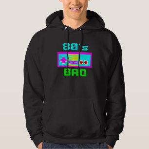 80s 1980 s Gamer Nostalgia Throwback Video Game Hoodie