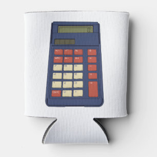 80's 90's Calculator Math School Nostalgia Can Cooler