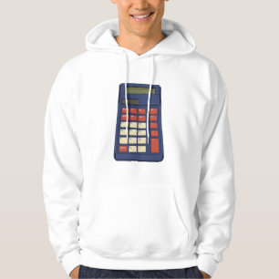 80's 90's Calculator Math School Nostalgia Hoodie
