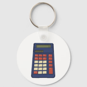 80's 90's Calculator Math School Nostalgia Key Ring