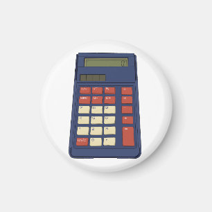 80's 90's Calculator Math School Nostalgia Magnet