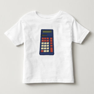 80's 90's Calculator Math School Nostalgia Toddler T-Shirt