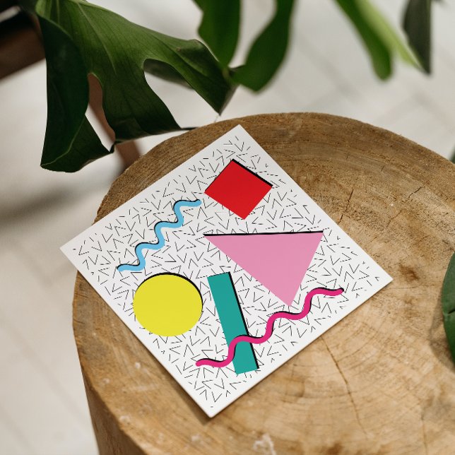 80's 90's Modern Retro Memphis Pattern Napkins (Creator Uploaded)