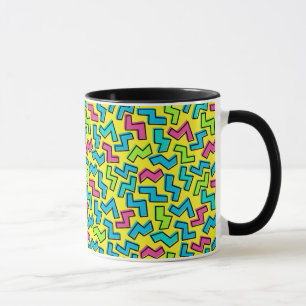 80's/90's Neon Pattern Mug