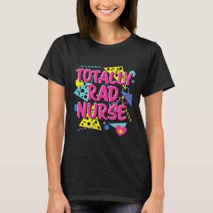 80s 90s Nurse Costume Lazy Halloween Party Theme 1 T-Shirt