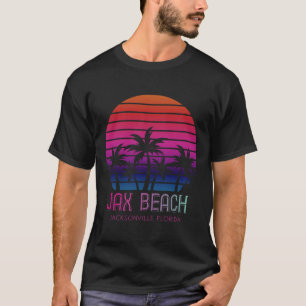 80s 90s Retro Colours Jacksonville Florida Vacatio T-Shirt