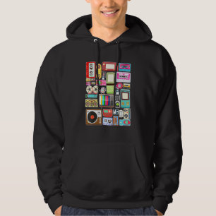 80s 90s Video Game Retro Classic Arcade Vintage Ga Hoodie