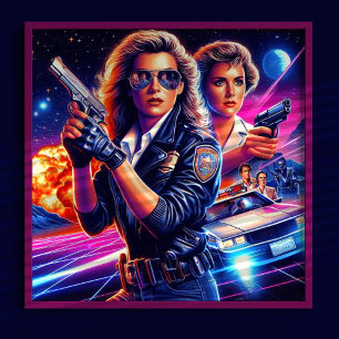 80s Action Girls Poster