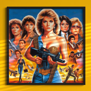 80s Action Girls Poster