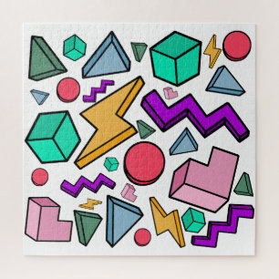 80s Aesthetic Vintage Retro Jigsaw Puzzle