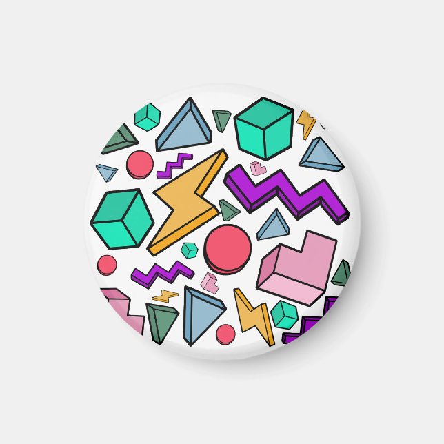80s Aesthetic Vintage Retro Magnet (Front)
