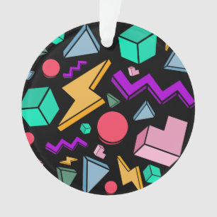 80s Aesthetic Vintage Retro Ornament