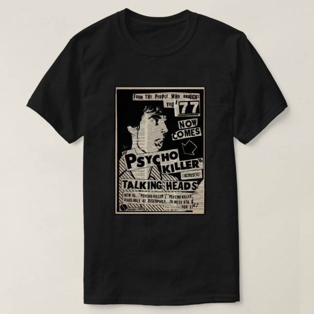 80s Alternative Rock T-Shirt (Design Front)