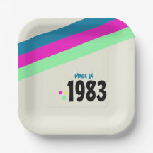 80's Birthday Party, Made in 1983 Retro