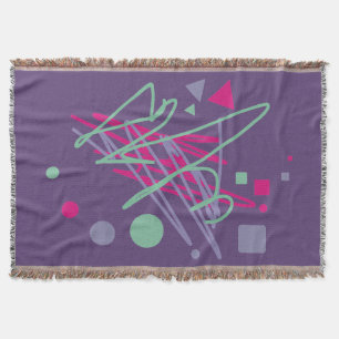 80s blanket eighties vintage colours splash medley