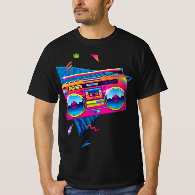 80's Boom Box T-Shirt (Front)