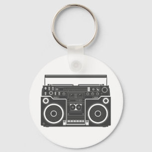 80s Boombox Key Ring