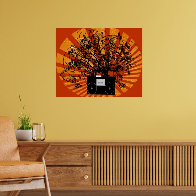 80s BoomBox Poster (Living Room 2)