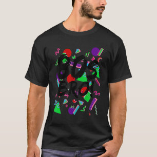 80s Bro 1980's Party Eighties Style Pattern Brothe T-Shirt