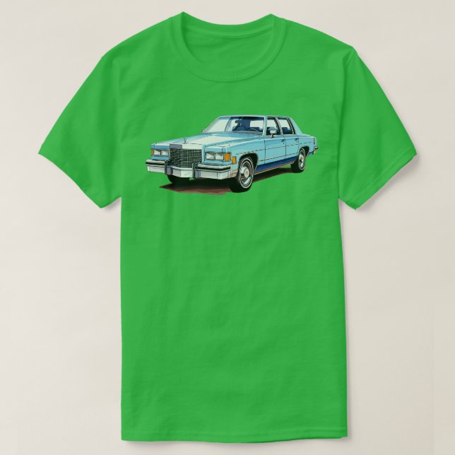 80s Cadillac 1 T-Shirt (Design Front)