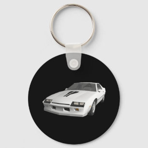 80s Camaro Sports Car: 3D Model: Keychain