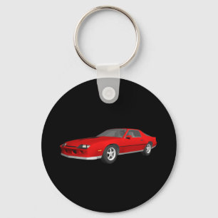 80s Camaro Sports Car: 3D Model: Keychain