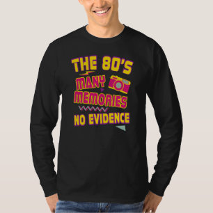 80s Camera Memories Retro Vintage Nostalgia T-Shirt