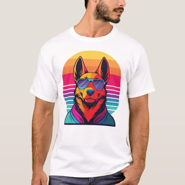 80s Canine Coolness T-Shirt (Front)