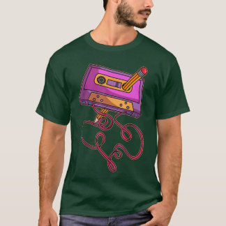 80s Cassetteape Pencil 1980s Retro Vintagehrowback T-Shirt