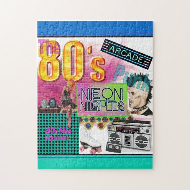 80s Collage Puzzle (Vertical)