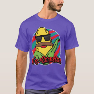 80s Cornstar Eigthies Funny Mustache Corn vintage T-Shirt