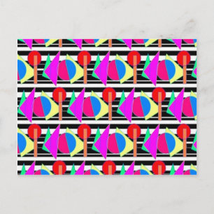 80's Designs Postcard