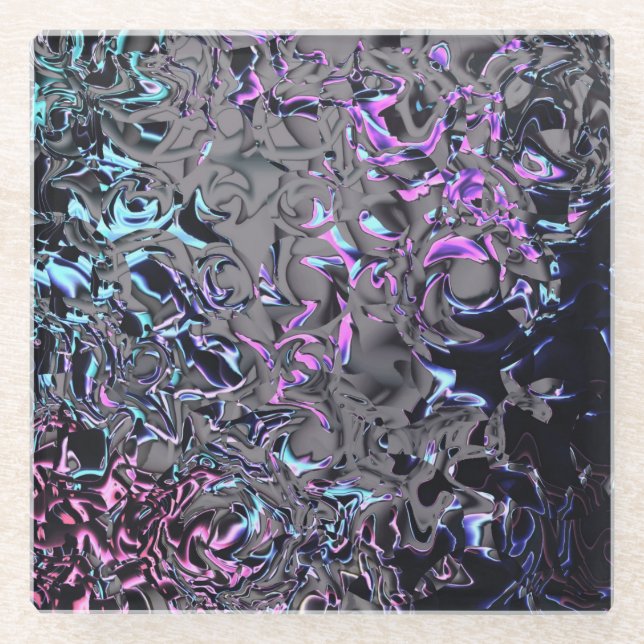 80's Disaster Glass Coaster (Front)