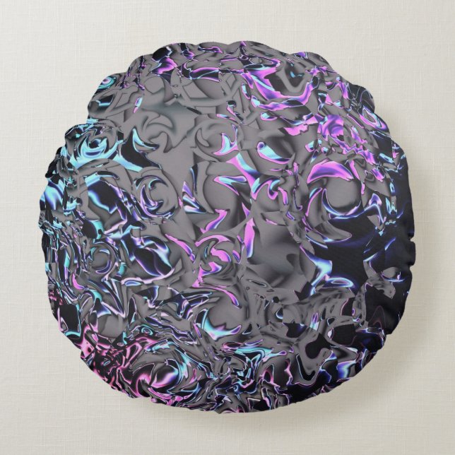 80's Disaster Round Cushion (Front)