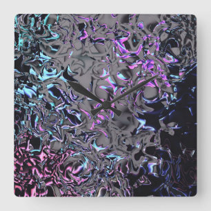 80's Disaster Square Wall Clock