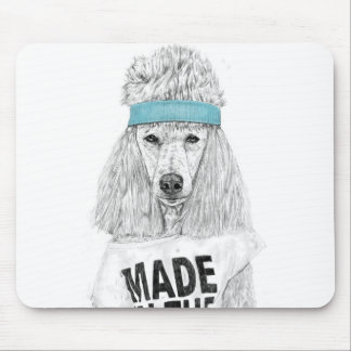 80s dog mouse pad