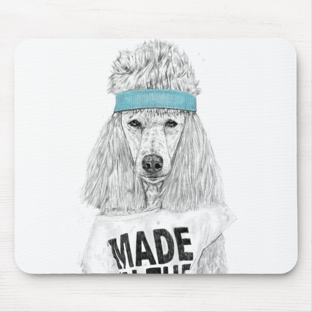 80s dog mouse pad (Front)