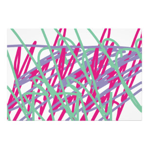 80s eighties vintage colours splash medley art gir photo print