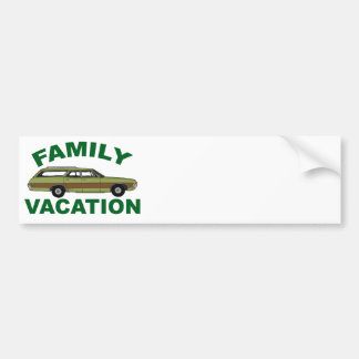 80s Family Vacation Bumper Sticker