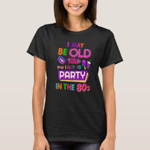 80s For Women Rave Outfit & 80s Festival Costume T-Shirt