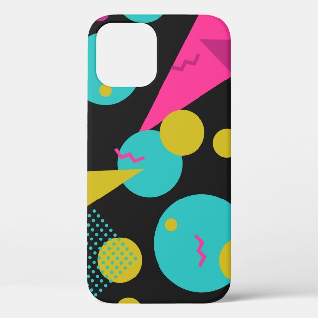 80s geometric seamless pattern with memphis elemen Case-Mate iPhone case (Back)