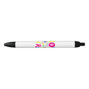 80's Girl Birthday Party Costume Retro Vintage Gif Black Ink Pen