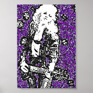 80's Glam Rock Poster