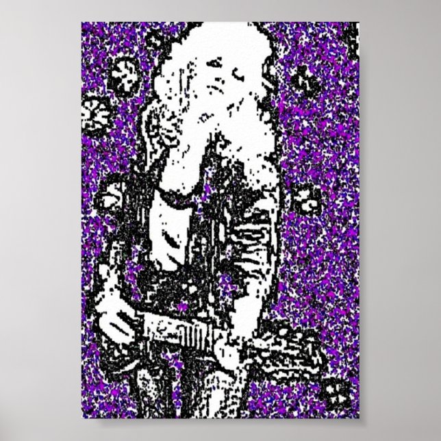 80's Glam Rock Poster (Front)