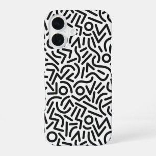 80s Graffiti Memphis Style Abstract Pattern Case