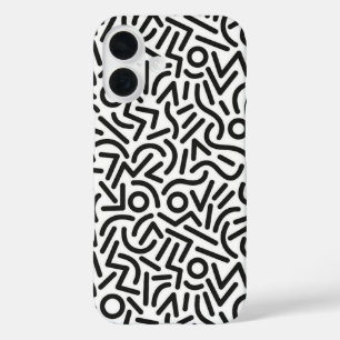 80s Graffiti Memphis Style Abstract Pattern Case