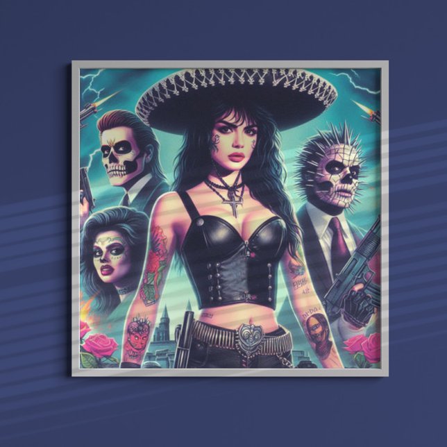 80s Horror Girl Poster (Creator Uploaded)