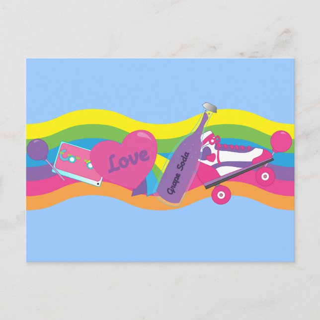 80's Line-up Postcard (Front)